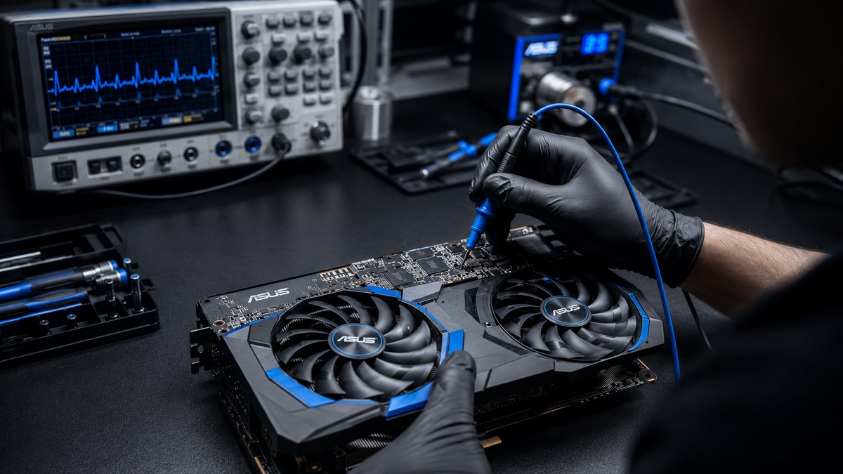 Диагностика видеокарты ASUS